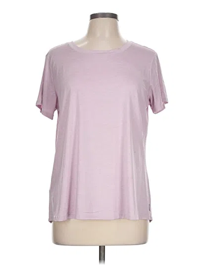 Pre-owned Eddie Bauer Short Sleeve T-shirt In Pink