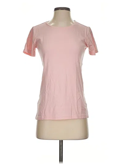 Pre-owned Eddie Bauer Short Sleeve T-shirt In Pink