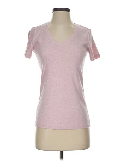 Pre-owned Eddie Bauer Short Sleeve T-shirt In Pink