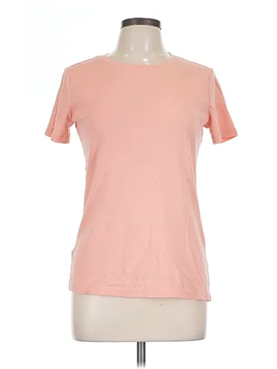 Pre-owned Eddie Bauer Short Sleeve T-shirt In Pink