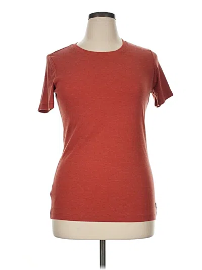Pre-owned Eddie Bauer Short Sleeve T-shirt In Red