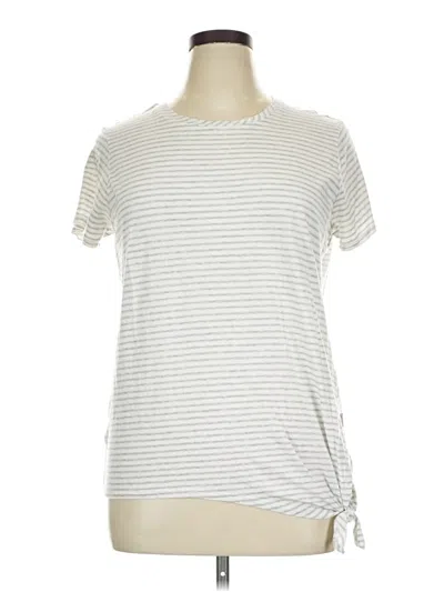 Pre-owned Eddie Bauer Short Sleeve T-shirt In Silver