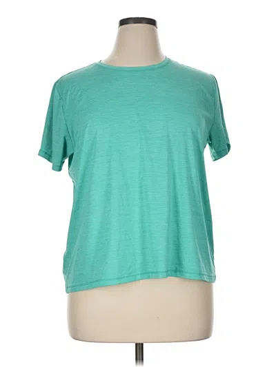 Pre-owned Eddie Bauer Short Sleeve T-shirt In Teal