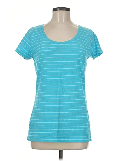 Pre-owned Eddie Bauer Short Sleeve T-shirt In Teal