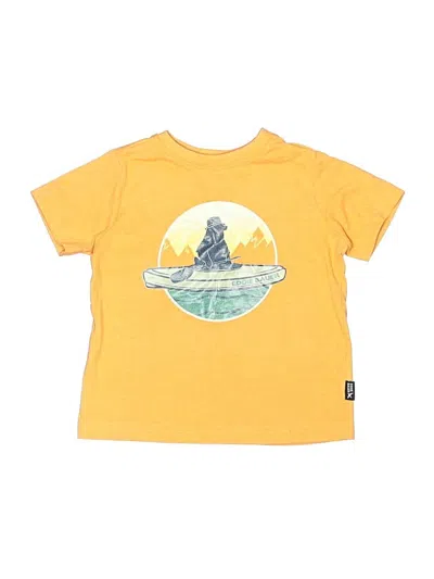 Pre-owned Eddie Bauer Kids' Short Sleeve T-shirt In Yellow