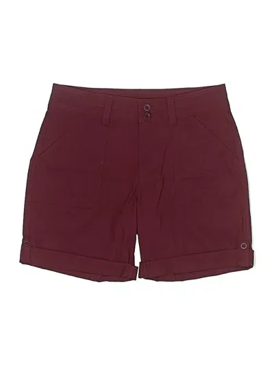 Pre-owned Eddie Bauer Shorts In Burgundy