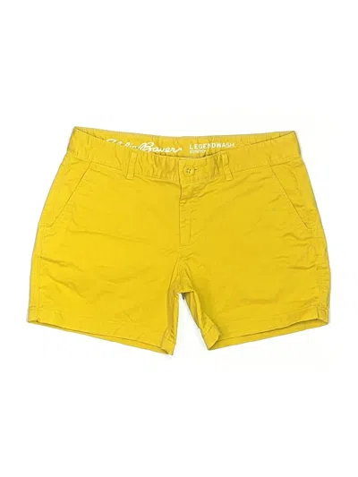 Pre-owned Eddie Bauer Shorts In Yellow