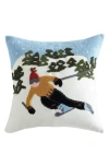 Eddie Bauer Ski Hills Solid Decorative Pillow In Multi