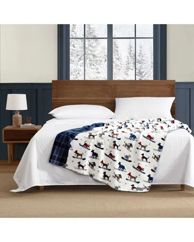 Eddie Bauer Ski Patrol Plaid Throw In Multi