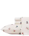 Eddie Bauer Ski Slope Flannel Sheet Set