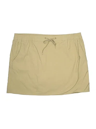 Pre-owned Eddie Bauer Skort In Tan