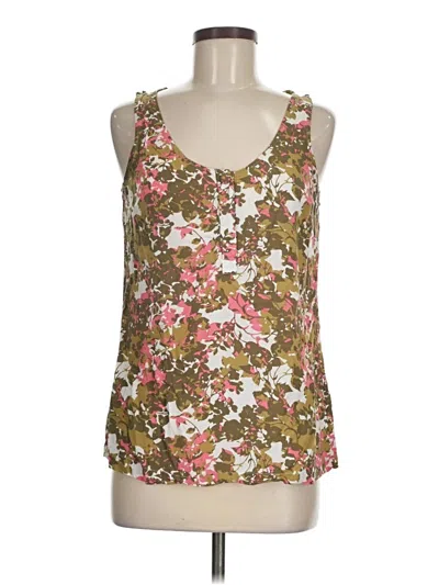 Pre-owned Eddie Bauer Sleeveless Blouse In Brown