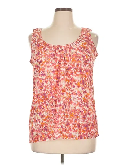Pre-owned Eddie Bauer Sleeveless Blouse In Pink