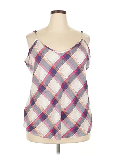 Pre-owned Eddie Bauer Sleeveless Blouse In Purple