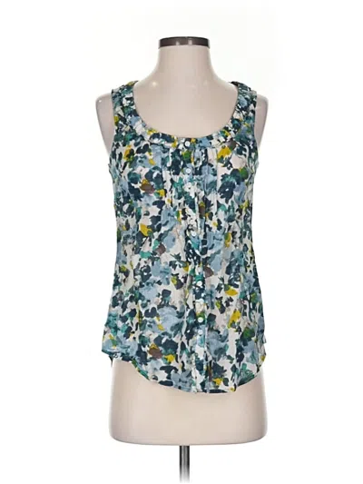 Pre-owned Eddie Bauer Sleeveless Blouse In Teal