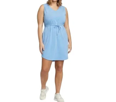 Eddie Bauer Sleeveless Departure Tank Mini Dress - Plus In Light Blue