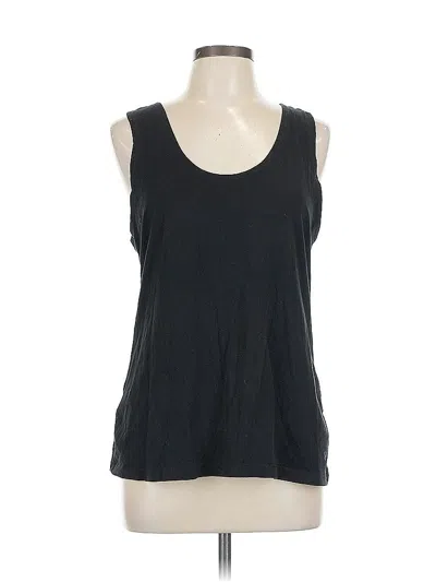 Pre-owned Eddie Bauer Sleeveless T-shirt In Black