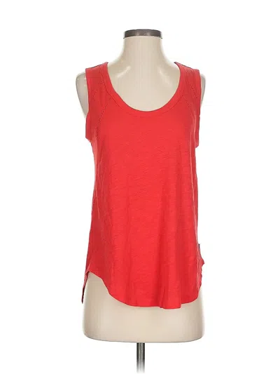 Pre-owned Eddie Bauer Sleeveless T-shirt In Red