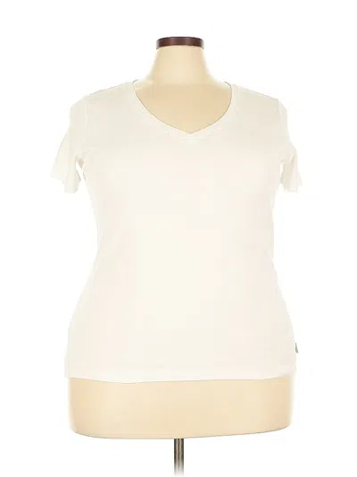 Pre-owned Eddie Bauer Sleeveless T-shirt In White