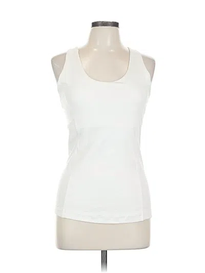 Pre-owned Eddie Bauer Sleeveless Top White Scoop Neck Tops