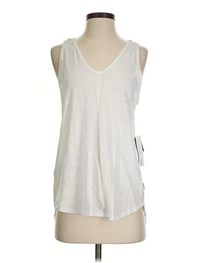 Eddie Bauer Sleeveless Top White V-neck Tops