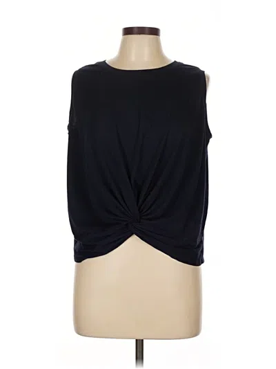 Pre-owned Eddie Bauer Sleeveless T-shirt In Black