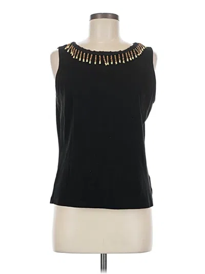 Pre-owned Eddie Bauer Sleeveless T-shirt In Black