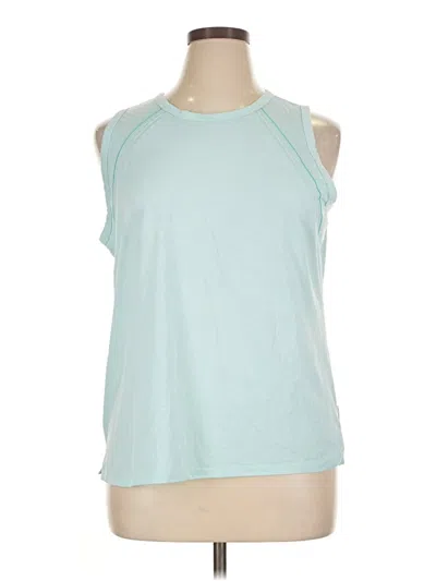 Pre-owned Eddie Bauer Sleeveless T-shirt In Blue