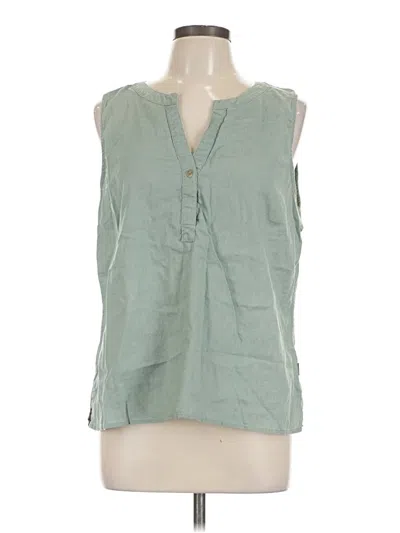 Pre-owned Eddie Bauer Sleeveless T-shirt In Green