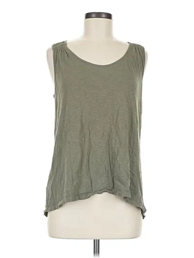 Pre-owned Eddie Bauer Sleeveless T-shirt In Green