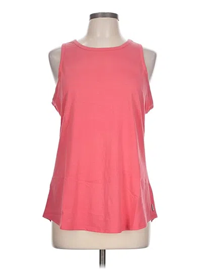 Pre-owned Eddie Bauer Sleeveless T-shirt In Pink