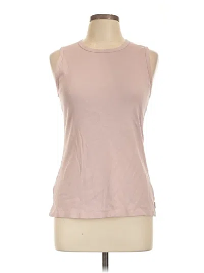 Pre-owned Eddie Bauer Sleeveless T-shirt In Pink