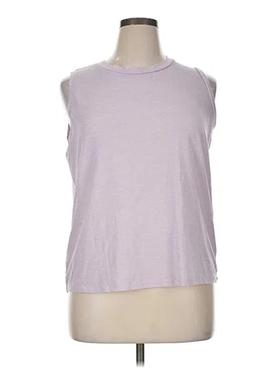 Pre-owned Eddie Bauer Sleeveless T-shirt In Purple