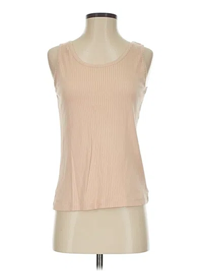 Pre-owned Eddie Bauer Sleeveless T-shirt In Tan