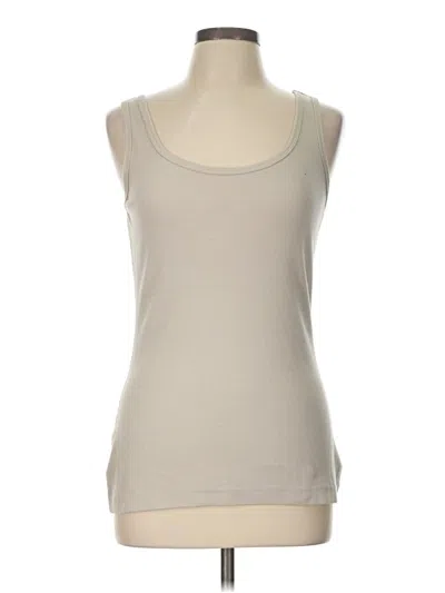 Pre-owned Eddie Bauer Sleeveless T-shirt In Tan