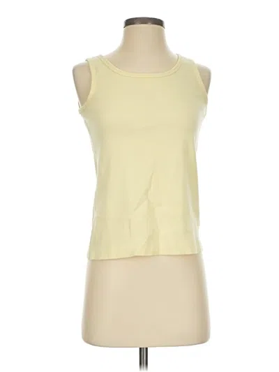 Pre-owned Eddie Bauer Sleeveless T-shirt In Yellow