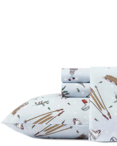 EDDIE BAUER EDDIE BAUER SNOW DAYS FLANNEL SHEET SET