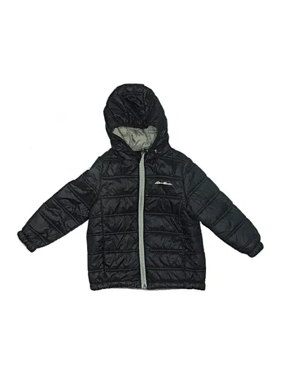 Pre-owned Eddie Bauer Kids' Snow Jacket In Black