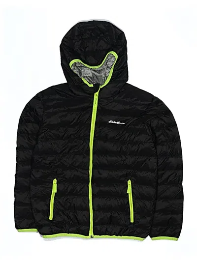 Pre-owned Eddie Bauer Kids' Snow Jacket In Black