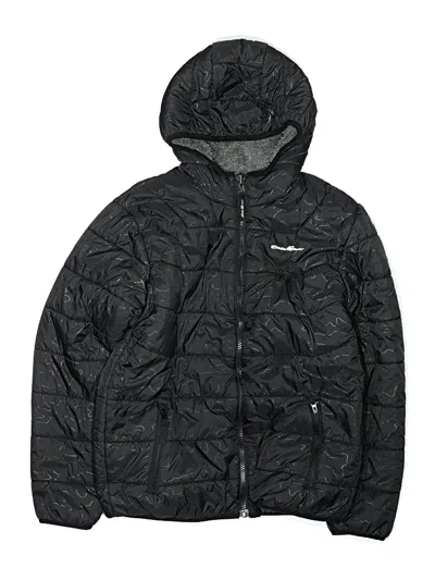 Pre-owned Eddie Bauer Kids' Snow Jacket In Black