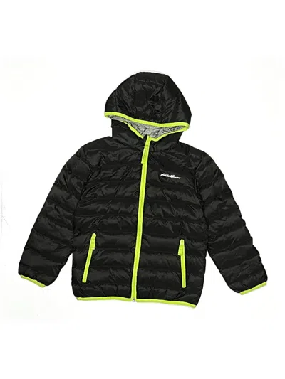 Pre-owned Eddie Bauer Kids' Snow Jacket In Black