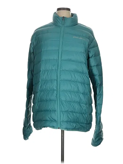 Pre-owned Eddie Bauer Snow Jacket In Blue