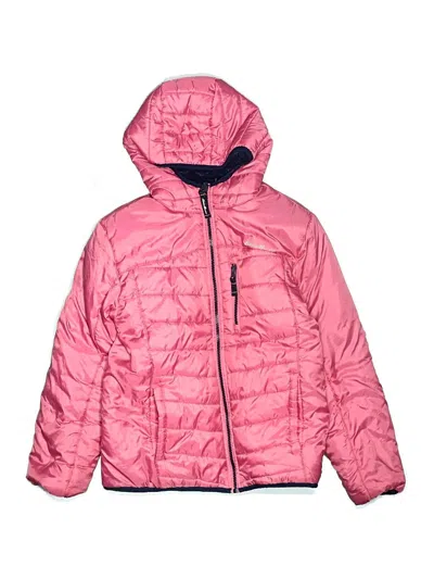 Pre-owned Eddie Bauer Kids' Snow Jacket In Pink