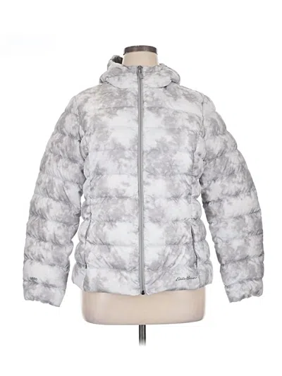 Pre-owned Eddie Bauer Snow Jacket In Silver