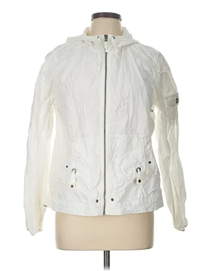 Pre-owned Eddie Bauer Snow Jacket In White