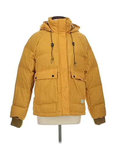 Pre-owned Eddie Bauer Snow Jacket In Yellow