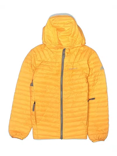 Pre-owned Eddie Bauer Kids' Snow Jacket In Yellow