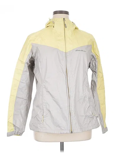 Pre-owned Eddie Bauer Snow Jacket In Yellow