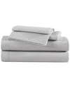 Eddie Bauer Solid Sheet Set In Grey