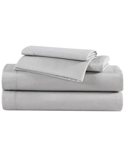 EDDIE BAUER EDDIE BAUER SOLID 100% COTTON FLANNEL SHEET SET